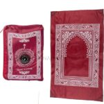 gebedskleed met compass rood 1