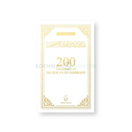 200 bønner fra Koranen og Sahihayn - Hvid / Guld
