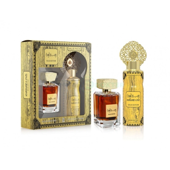 Khashab & Oud Golden Edition Parfum/Deo set