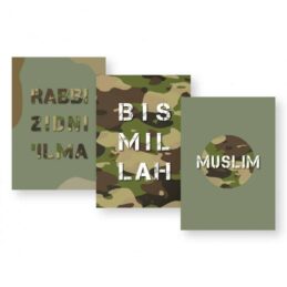 Notebooks A5 - Army Print