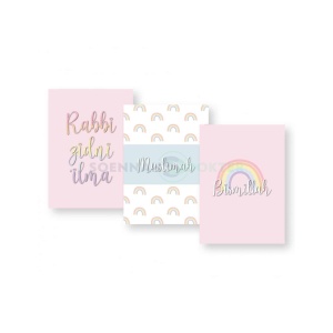 schrift regenboog muslimah