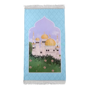 2861 Kindergebedskleed vrienden profeet blauw