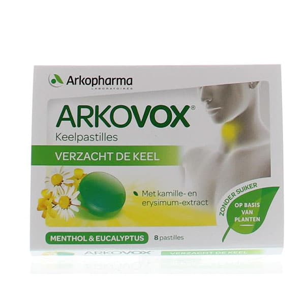 Arkovox Menthol eucalyptus keelpastilles Arkovox Menthol eucalyptus keelpastilles