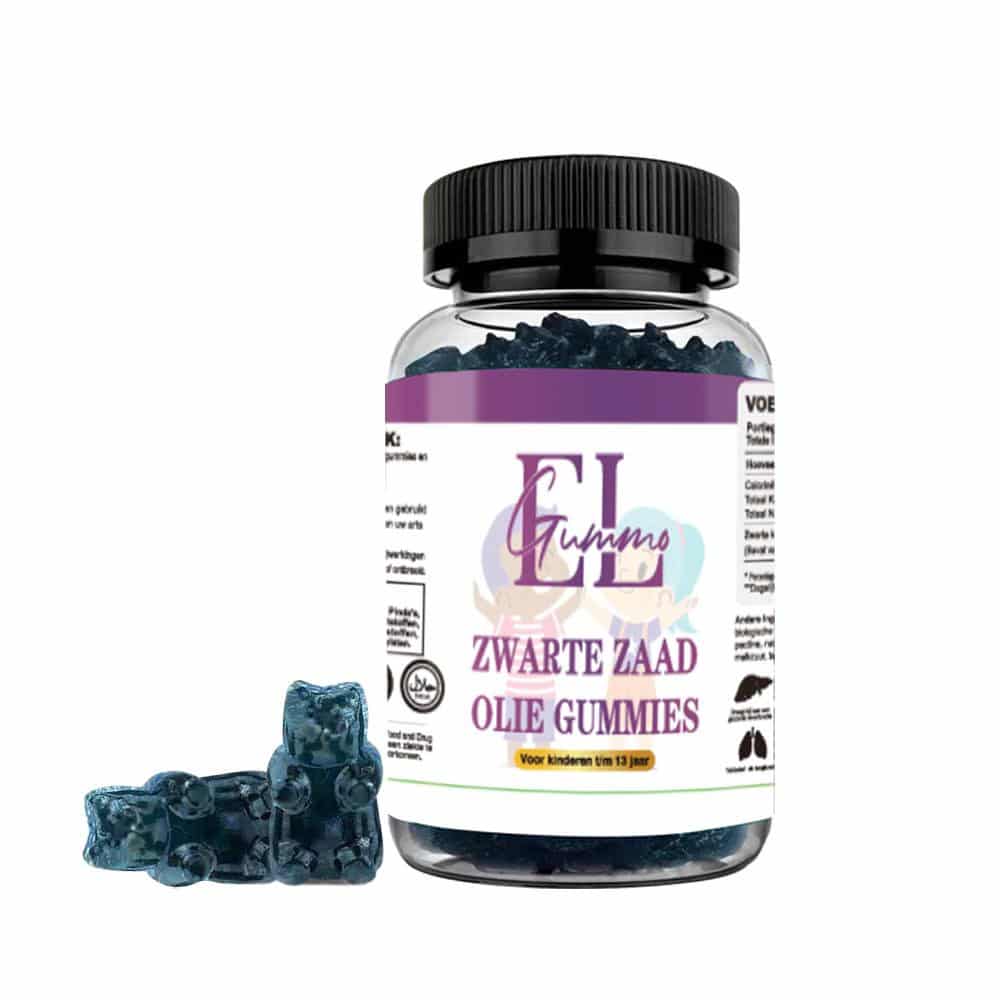zwarte zaad olie gummies voor kinderen