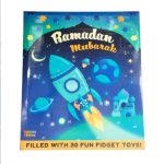 Ramadan Mubarak Fidget Aftelkalender Blauw