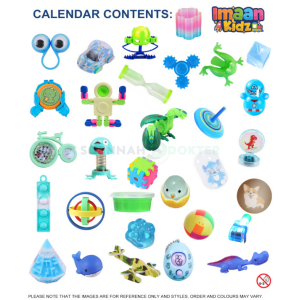 Ramadan Mubarak Fidget Aftelkalender Blauw - Afbeelding 3