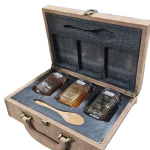 Luxe Honingkoffer Sidr honing, zwarte zaad honing & Berghoning - Afbeelding 3