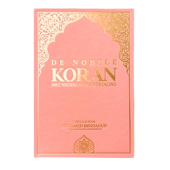 De Nobele Koran met Nederlandse vertaling- Mohamed Bendoud - Roze - Afbeelding 1