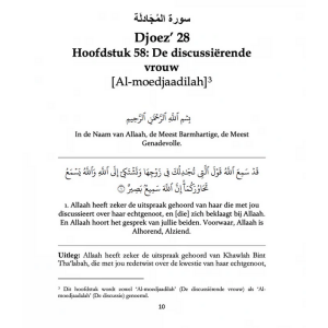 De Nobele Qor'aan met tafsier 10-delig luxe set - Afbeelding 3