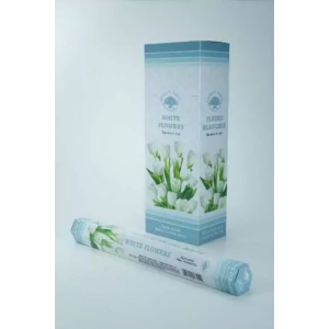 Green Tree White Flowers Wierookstokjes 20 stuks