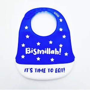 Bismillah Siliconen Slabbetje Baby's - Licht Blauw