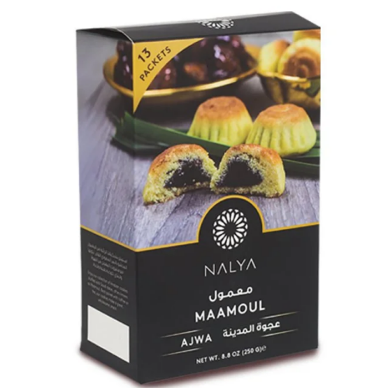 Nakheel Alya Maamoul Dadelkoekjes - Ajwa - Afbeelding 1