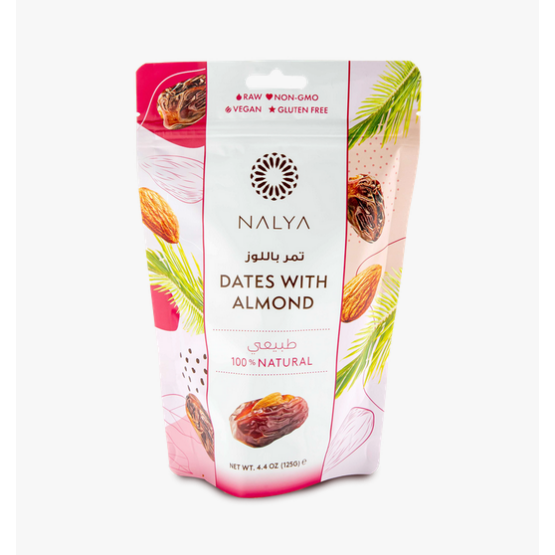 Nakheel Alya Dadels met Amandelen 125 gr - Afbeelding 1