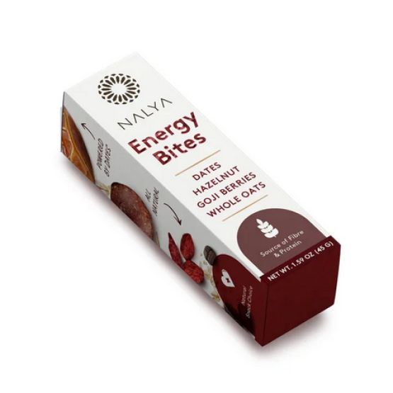 Nakheel Alya Energy Bites Hazelnoot-Goji 45 gr - Afbeelding 1