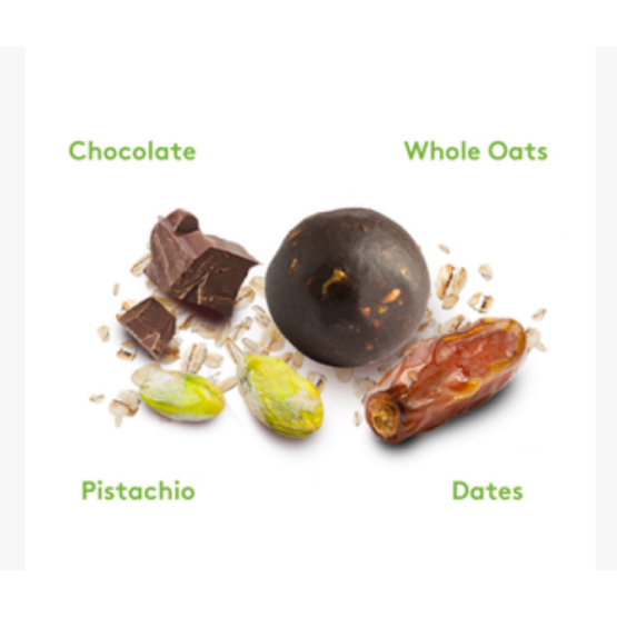 Nakheel Alya Energy Bites Pistache-Dark Chocolate 45 gr - Afbeelding 2