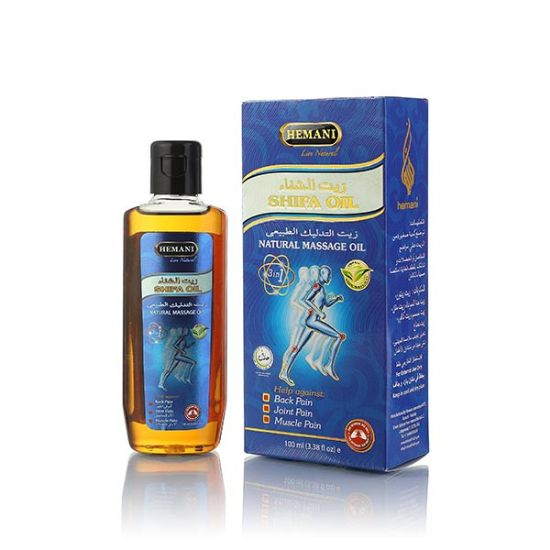 0011354_pain-relief-shifa-oil-100ml_550 Shifa Oil Massage Olie Hemani 100ml - Afbeelding 1